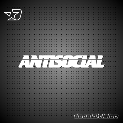 Anti-Social Sticker